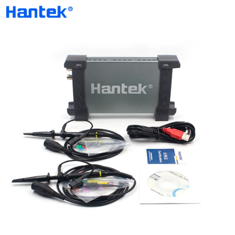 Hantek 6022BE 6022BL PC USB портативный цифровой портативный осциллограф 6022BE цифровой накопитель 2 канала 20 МГц 48MSa/s осциллограф