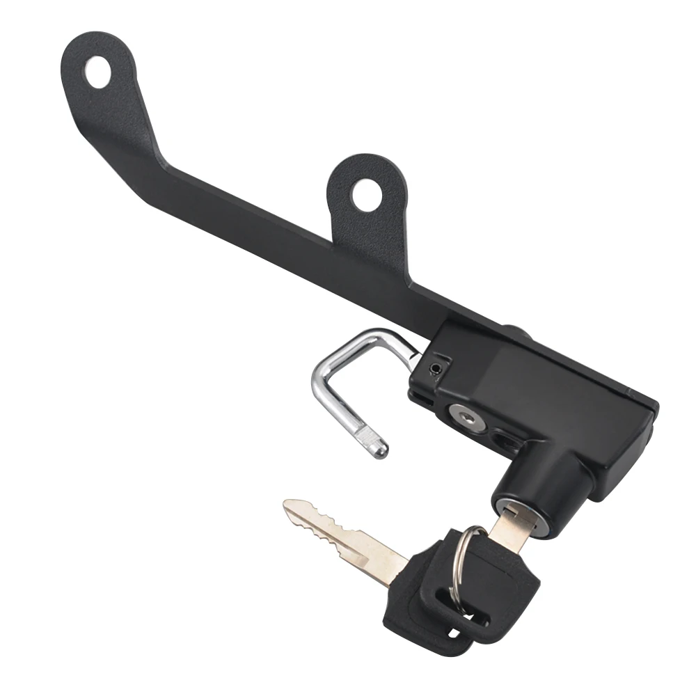 

Motorcycle Helmet Lock Motorbike Helmet Lock Hanging Hook Helmet Lock Hook with 2 Keys Set Fits for Honda CB1000R 2007-2017