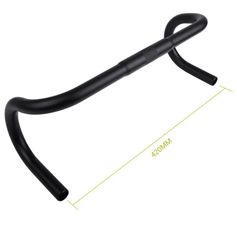 

Aluminum Racing Road Bike Fixed Gear Bent Bar Bicycle Handlebar Road Racing Bicycle Bend Handlebar Dead Flying Car Aluminum Al