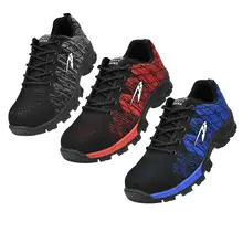 Мужская безопасная обувь стальной носок пробивные рабочие ботинки походные альпинистские кроссовки