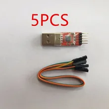 5 шт. USB 2,0 CP2102 модуль USB к ttl последовательный UART STC Скачать кабель PL2303 супер щетка линии обновления