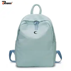 Для девочек рюкзак холст для женщин студент школьные ранцы корейский дизайн элегантный дизайн Back Pack женский для подростка 2019 Bagpack Mochila Новый