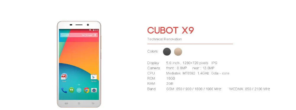 Первоначально фото сзади задняя Камера 13.0MP модуль для Cubot X9 MTK6592 Octa Core 5,0 дюйма ips HD 1280x720 телефон