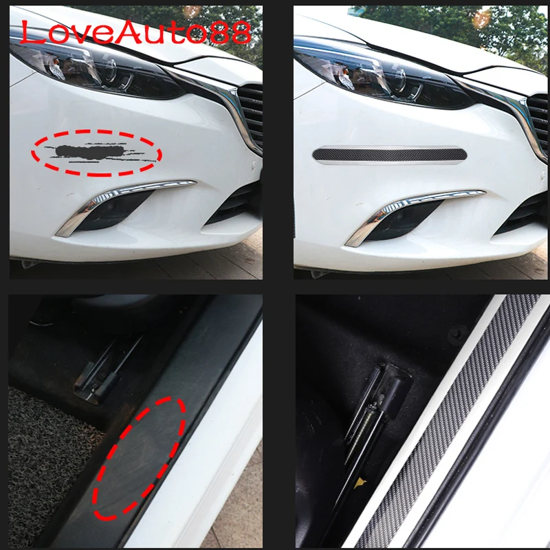 Автомобильная наклейка из углеродного волокна, Накладка на порог, защита на пороги, защита на пороги, автомобильные аксессуары для Nissan X Trail X-trail T32 T31