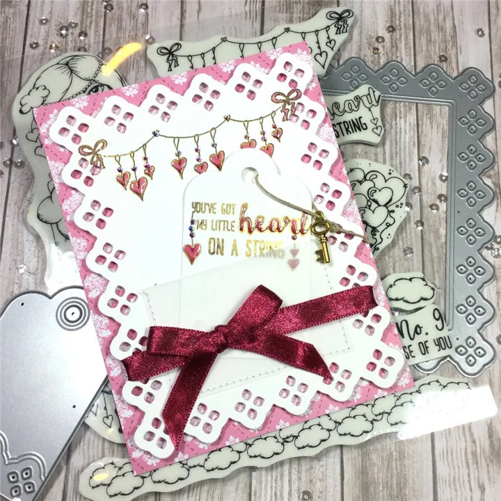 

GJCrafts Square Dies Metal Cutting Dies for Scrapbooking 2019 New Cutting Dies DIY Album Card Making Decor Paper Craft