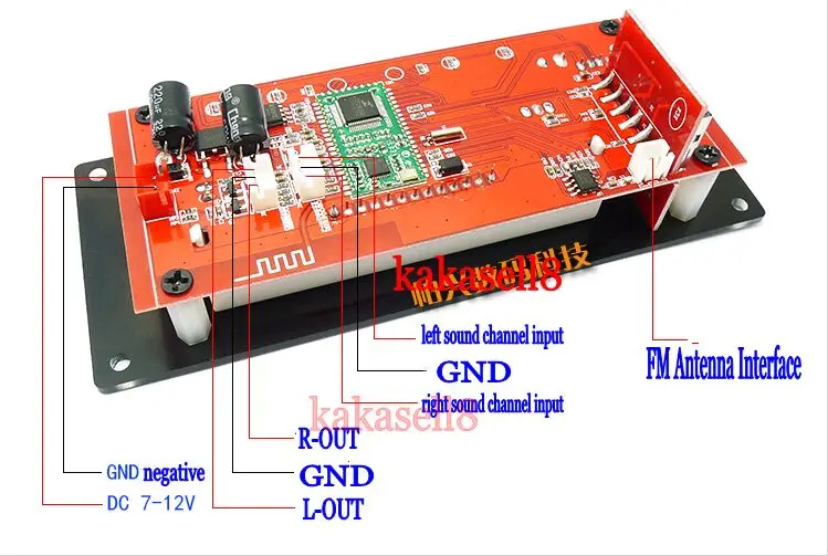 Беспроводная MP3 декодирующая плата 4,0 модуль приемника Bluetooth USB SD радио APE FLAC WMA FM модуль дистанционного декодирования