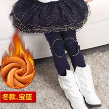 3-13T Winter Warm Pants Fleece Inside Girls Tutu Skirt Pants Children Kids Culottes Gauze Skirts Dress Leggings Girls Clothing