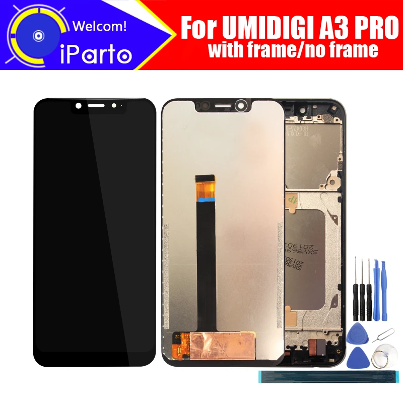 5 7 дюймовый ЖК дисплей UMIDIGI A3 PRO + кодирующий преобразователь сенсорного экрана в