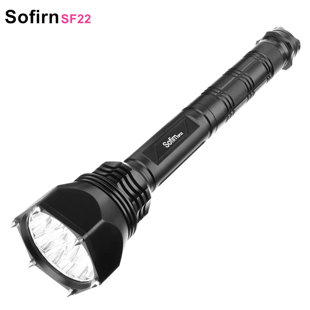 Sofirn SF22 мощный светодиодный фонарик для самозащиты Cree XML2 6000лм фонарь 18650 Военный