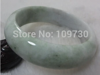 

hot sell90985 59mm Beautiful Natural Jadeite Jade Gems Bangle Bracelet