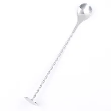 1 шт. 28 см 11 дюймов Витая Ложка для перемешивания ложка-мешалка длинные Коктейльная ложка барная ложка