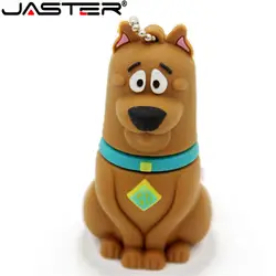 JASTER новые модные креативные мультфильм Щенок реальная емкость USB flash drive 2,0 4 ГБ/8 ГБ/16 ГБ/32 ГБ/64 ГБ memory stick