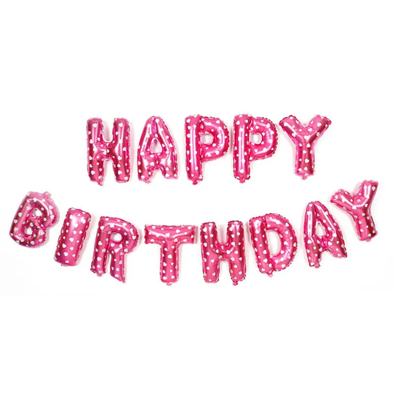 Воздушный шар из фольги с надписью Happy Birthday 16 дюймов|Воздушные шары и аксессуары| |
