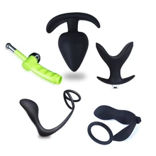 5pcs/set Male anal sex package anal plug prostate massage butt plug gay sex toys