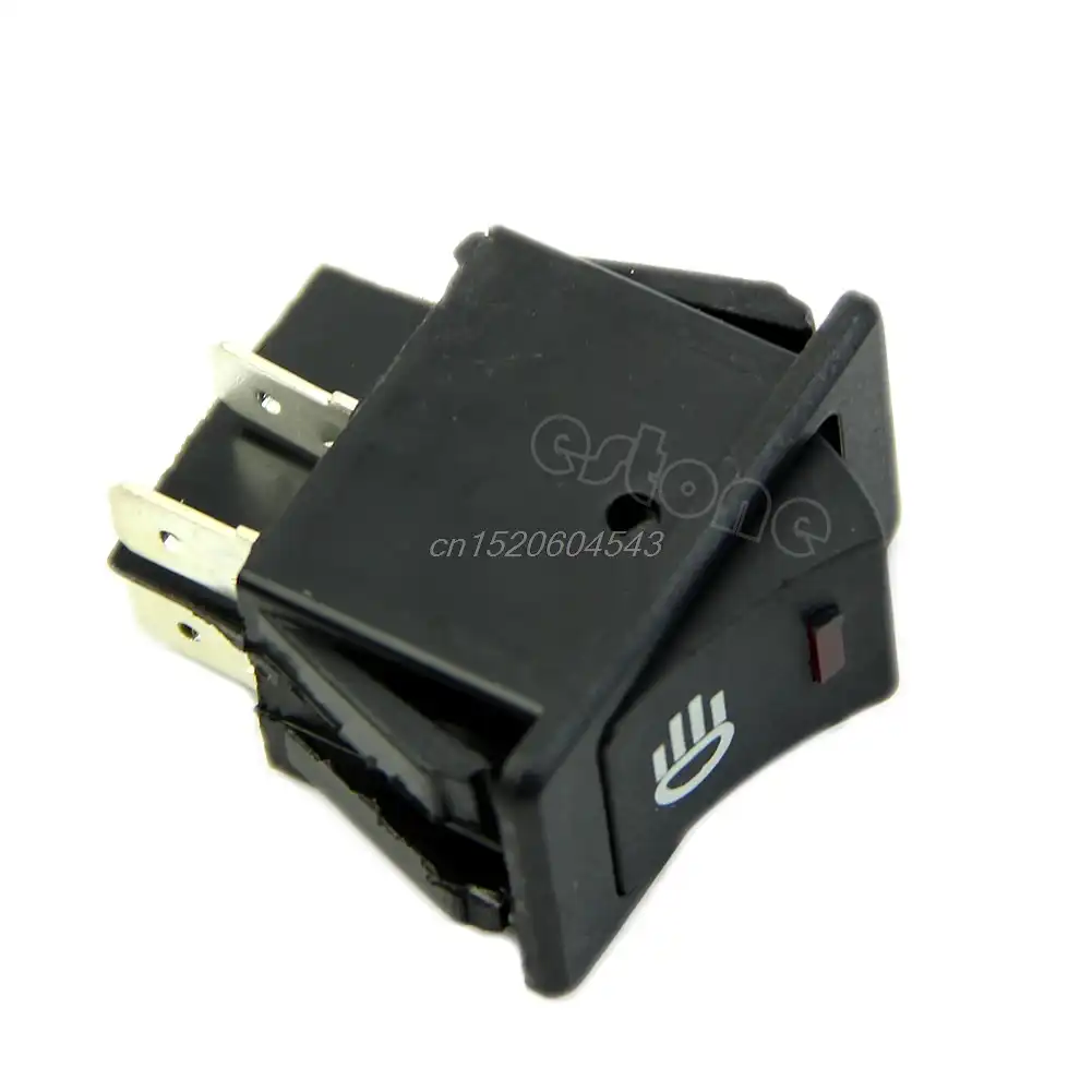 Jaimenalin 12V 35A Interruptor basculante LED luz antiniebla Barco Coche vehiculo Encendido-Apagado Tablero salpicadero Azul