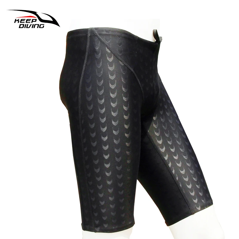 2015 Professional High Quality Men Competitive Swim Trunks Shark Skin Swimwear Brands Swimsuit Fifth Beach Pant Plus Size XL-4XL