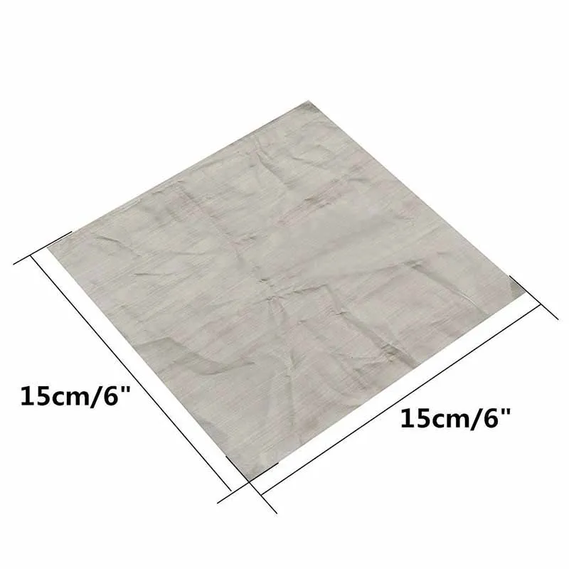 

6x6" 500 Mesh Woven Wire Mesh Filter Filtration Screen Square Sheet High Quality 316 Stainless Steel Filtering Woven Wire Mayitr