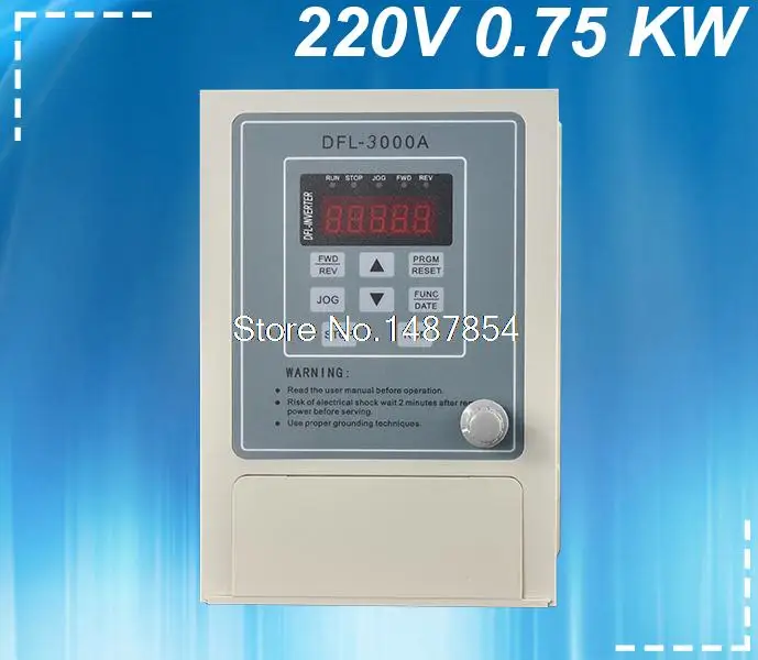 Инвертор 0 75 кВт VFD 220 В инвертор с регулируемой частотой 1 фазный вход 3 выход