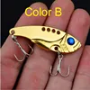 1Pcs Metal VIB Lures 5cm 11g vivid Vibrations Spoon Lure Fishing bait Bass Artificial Hard Bait Cicada lure VIB Bait 3D Eyes ► Photo 3/6