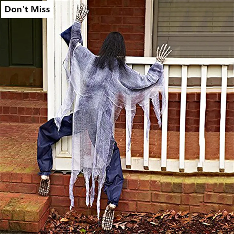 

Halloween Skeleton Hanging Ghost Home Festival Window Decorative Haunted House Escape Horror Halloween Decorations Accessories