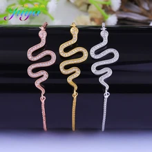 Pulseras de arte y joyería DIY para hombre y mujer, brazaletes de cadenas ajustables hechas a mano, brazaletes de dragón de serpiente talismán