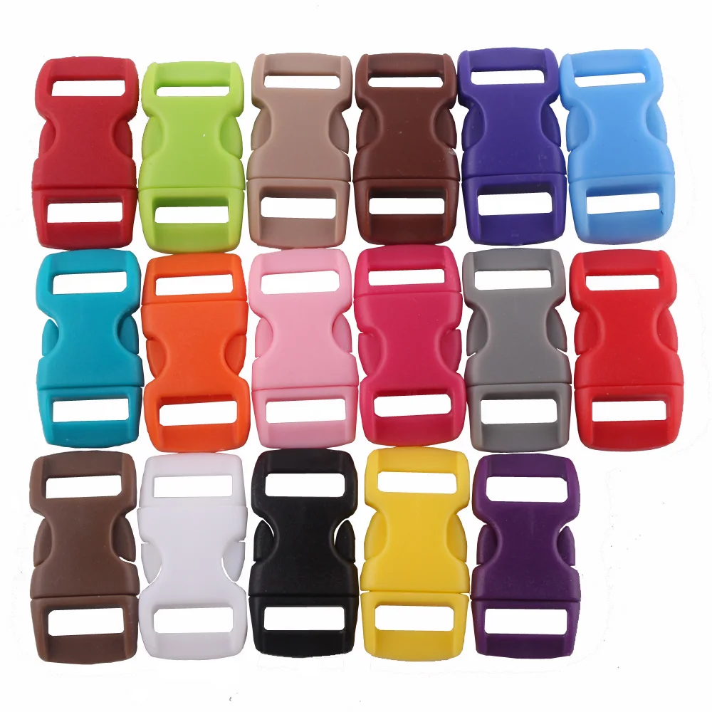 YoouPara пластик 50/лот 10 мм 3/8 Контурные боковые пряжки застежки для Паракорда браслет рюкзаки одежда мешок Декор