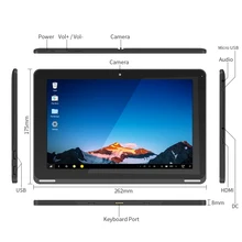 YUNTAB 10.1 inch Android 5.1 Tablet PC Quad core 1GB RAM - 16GB Storage with Dual camera IPS 1280*800 Touch Screen 6000mAH