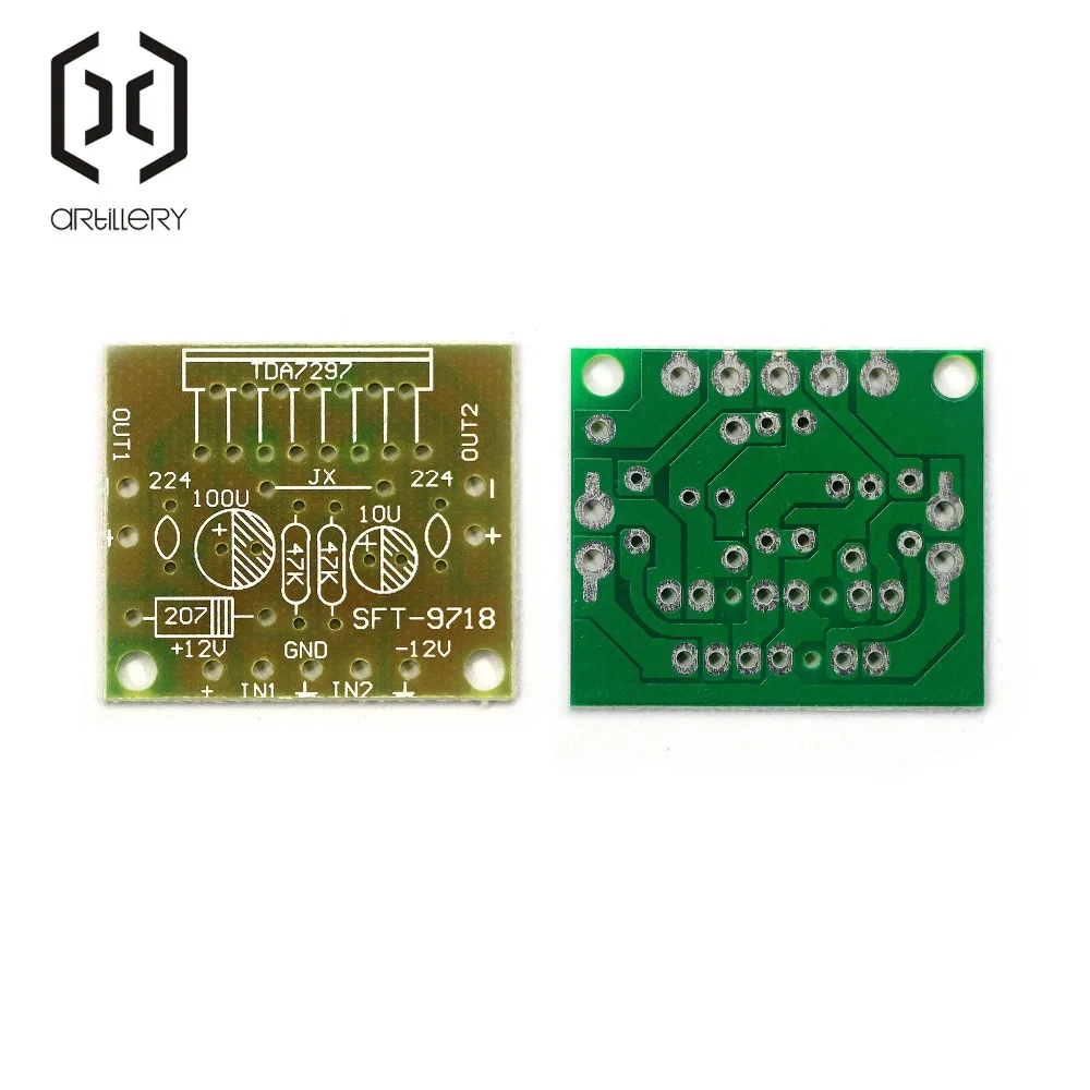 1 комплект TDA7297 Плата усилителя запасные части DC 12 В класс 2,0 двойное кодирование звука 15 Вт электронный DIY комплект