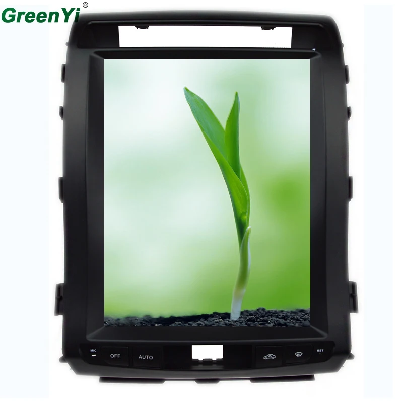 GreenYi вертикальный 12 1 &quotчетырехъядерный Android 6 0 2 Гб RAM автомобильный DVD GPS Радио для