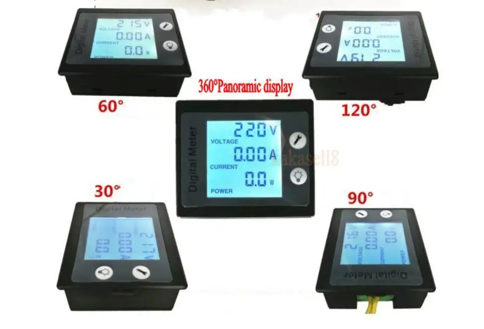 AC 80-260V lcd цифровой 10A вольт ватт измеритель мощности Амперметр Вольтметр 110V 220V измеритель напряжения