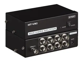 

8 Port BNC Video Splitter, 1 BNC in 8 BNC out, CCTV DVR multi-screen monitoring system distributor