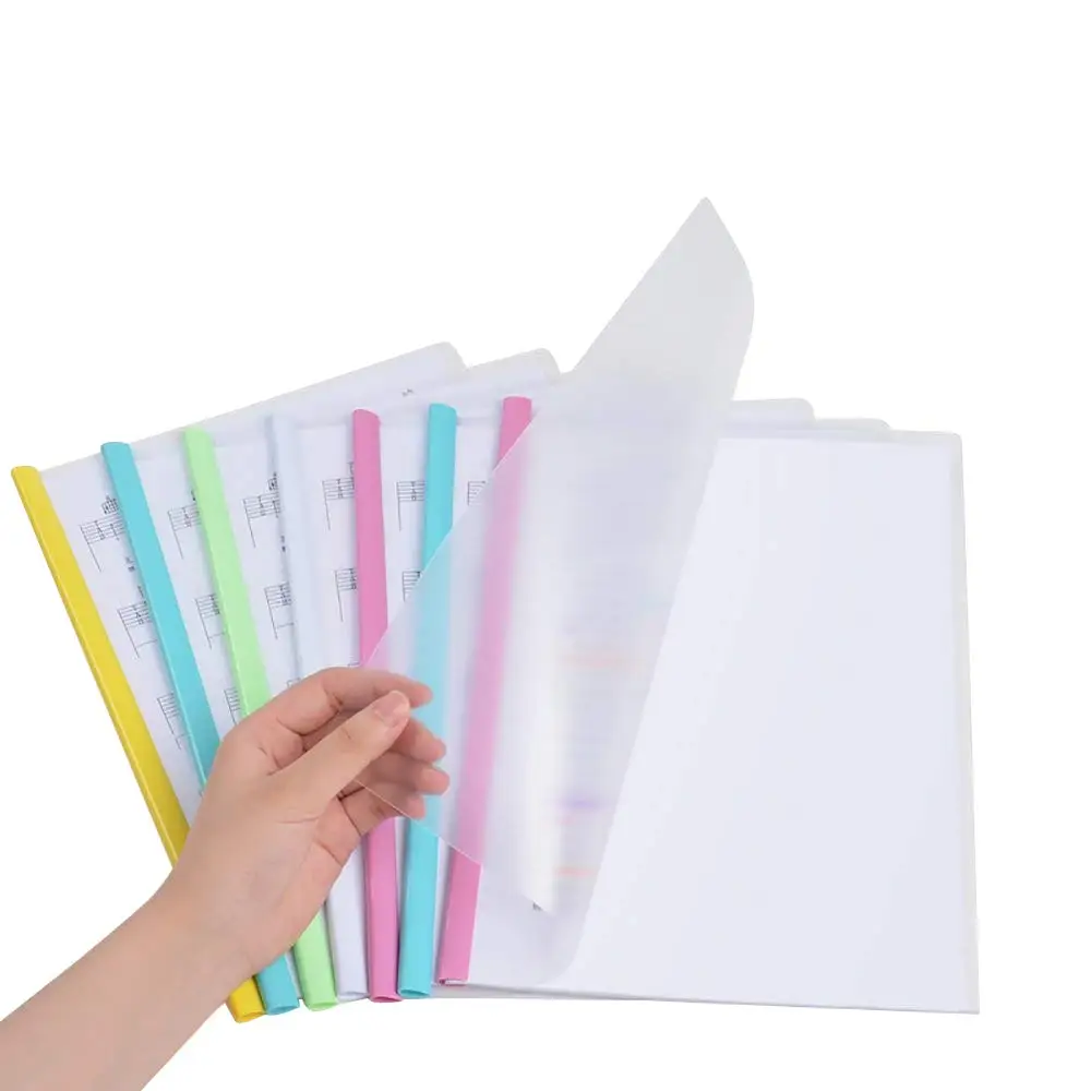 Mylifeюнит разноцветный A4 отчет обложки папка с раздвижной планкой прозрачная бумага защитные накладки прозрачные канцелярские принадлежности
