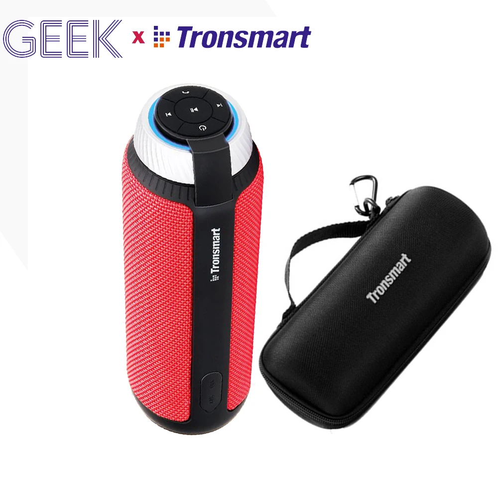 

Tronsmart T6 waterproof Bluetooth Wireless Speaker Portable Soundbar Audio USB Receiver Speakers AUX Long standby