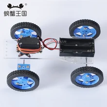 PW M010 DIY Mini RC Car Technology Invention Funny Puzzle Education KD Car Toy