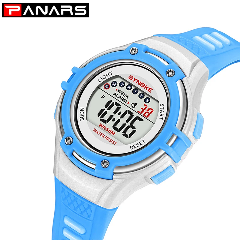 

PANARS Waterproof Children's Watch Multifunction Sports Electronic Sport Digital Wrist Watch For Girl Boy Free Shipping