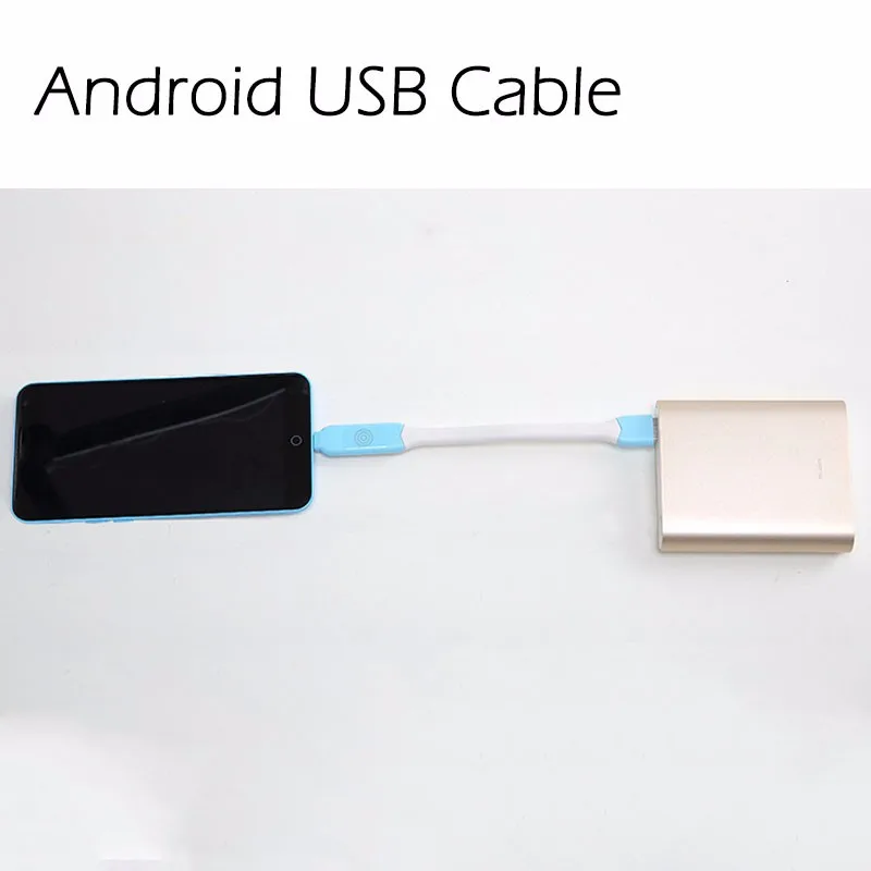 Micro USB кабель 19 см 3 в 1 Мини свет сенсорный выключатель лампы быстрой зарядки для