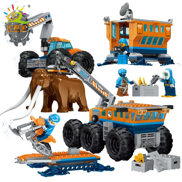 

829 pcs children's educational building blocks toy compatible Legoings city Fleece search base DIY figurines birthday gifts