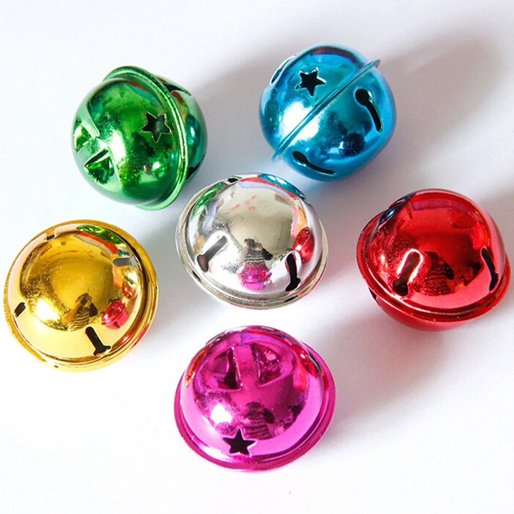 10 шт./лот разноцветные маленькие колокольчики 30 мм колокольчики праздничные украшения для дома рождественские украшения