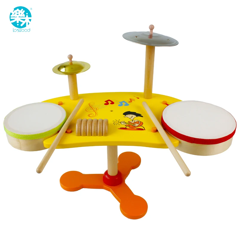 baby wooden toys drum kit musical instruments drum set baby toys music