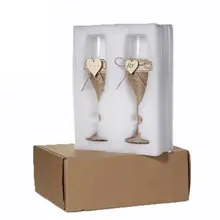 Свадебные бокалы для вина, шампанского, Набор чашек для жениха и невесты, декоративная чашка для свадьбы, юбилей, подарок на день Святого Валентина