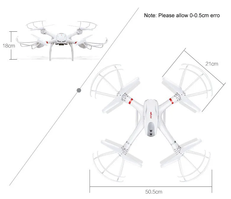 MJX X101 Квадрокоптер Профессиональный Дрон большой размер Wifi FPV Gimbal может добавить C4015/C4018/C4016 720P HD камера видео дроны в реальном времени