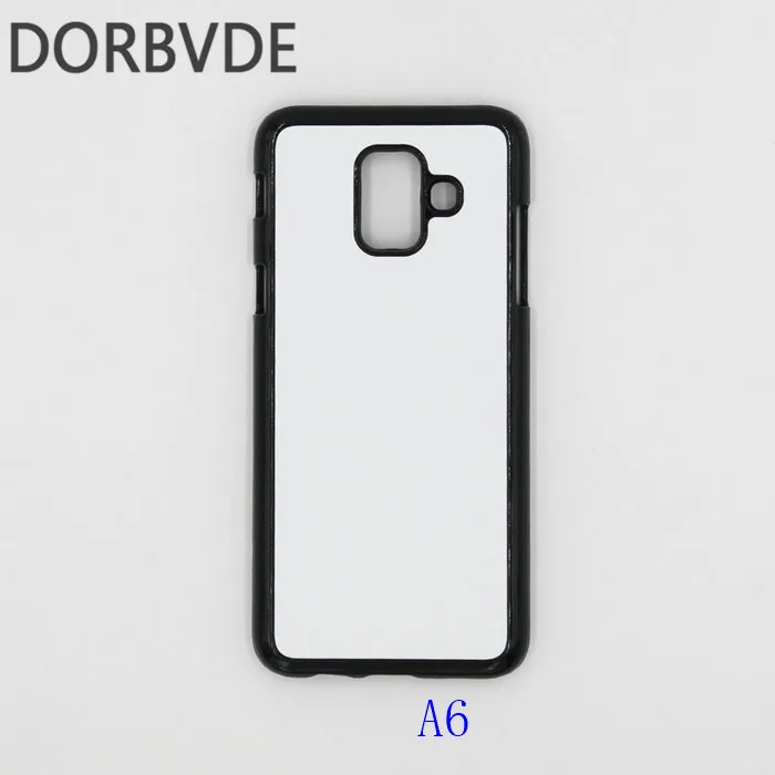 Сублимационный чехол 2D для Samsung A6 Plus жесткая пластиковая задняя крышка с пустой