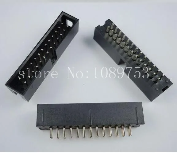 

100pcs IDC Box header DC3 DC3-26P 2x13 pins 26P 2.54mm Pitch
