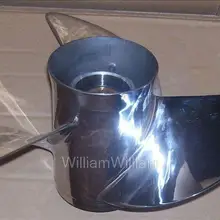 Винт для Tohatsu Yamaha ход 2 60-85HP, 4-тактный 90-115HP подвесного мотора 1" из высококачественной нержавеющей стали 13 1/2* 15-K