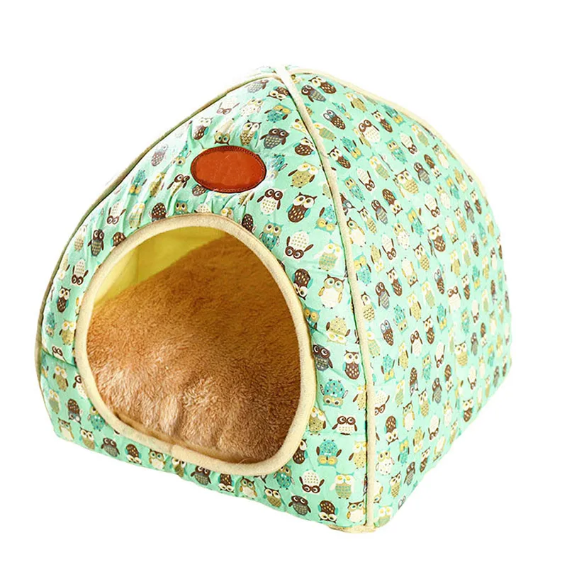 Multifunction Warm Cat House Cave Home Pet Bed Dog House Soft Puppy Dog Cushion Cat Bed House Cat M