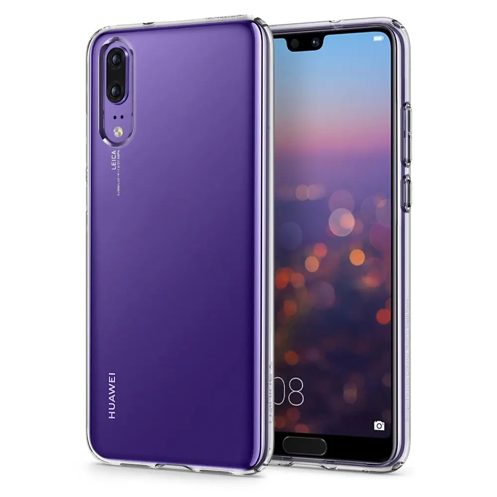 Чехол Spigen huawei P20 жидкокристаллический прозрачный L21CS23081