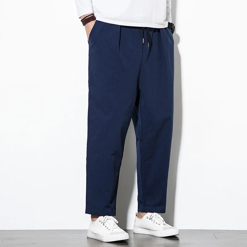 Autumn New Korean Fashion Men Pants Men's Loose Harem Pants Trousers