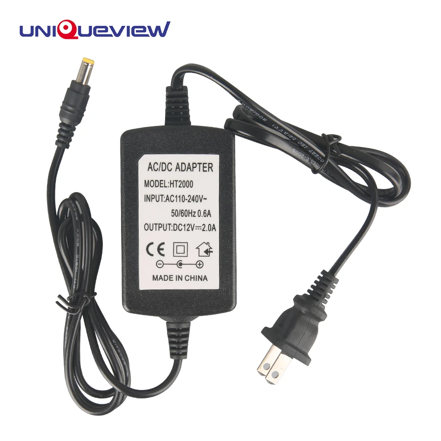 

AC100V-240V to DC 12V 2A CCTV Camera DVR Security System Power Supply Adapter