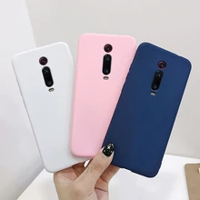 Чехол для xiaomi mi 9t pro redmi k20 7a, однотонный силиконовый чехол ярких цветов для xiaomi redmi k20 pro, милый ТПУ чехол для задней панели телефона