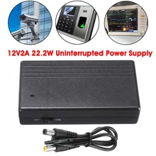 Becornce 12 В 2A 22,2 Вт 1 шт. черный портативный резервный аккумулятор безопасности многоцелевой мини блок бесперебойного питания резервного питания